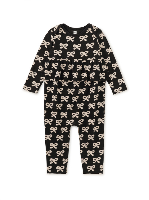 Pretty Peplum Baby Romper