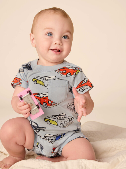 Pocket Shortie Baby Romper