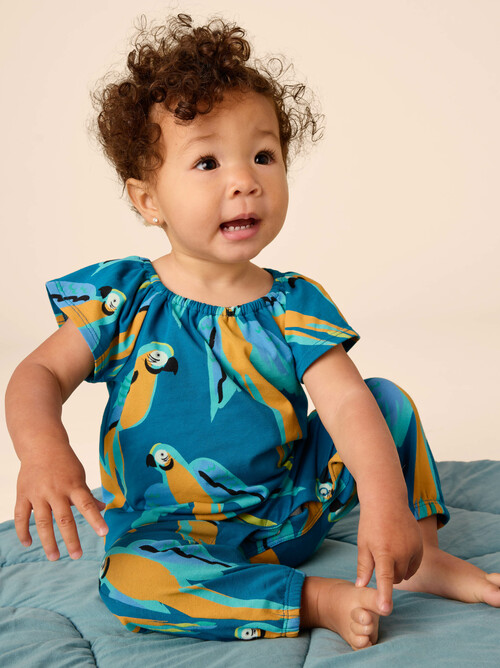 Flutter Sleeve Baby Romper
