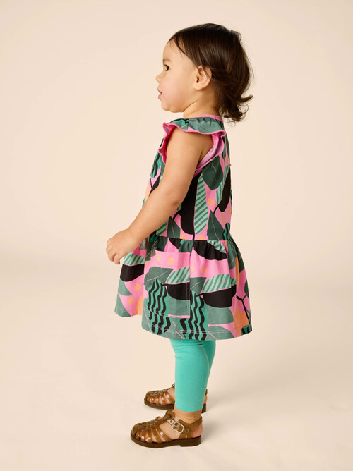 Flutter Sleeve Pocket Dress