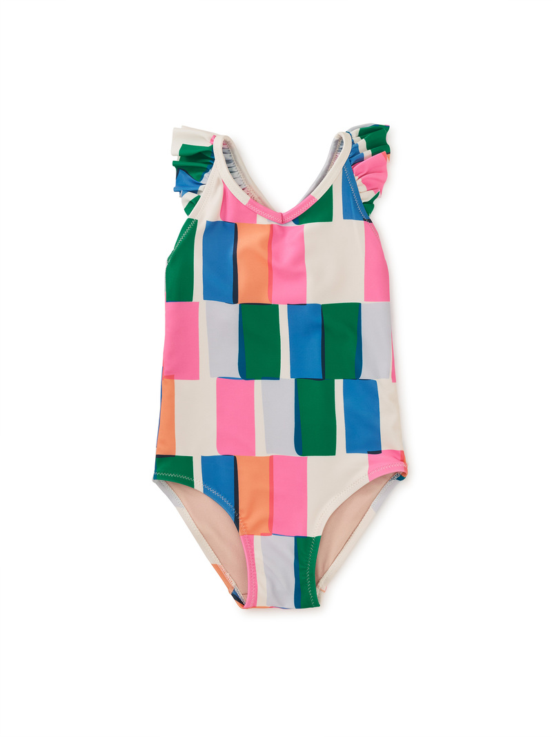 Ruffle One-Piece Swimsuit