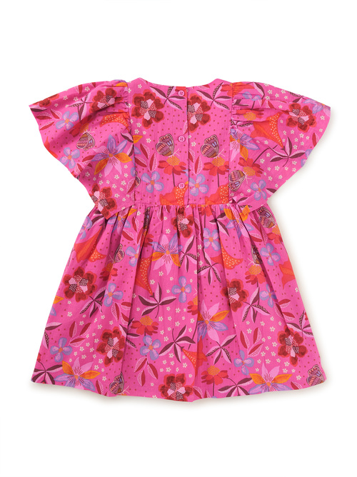 Butterfly Sleeve Twirl Dress