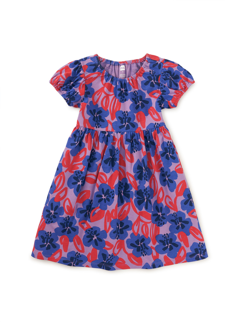 Puff Sleeve Empire Dress
