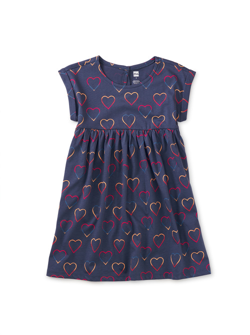  Short Sleeve Empire Dress