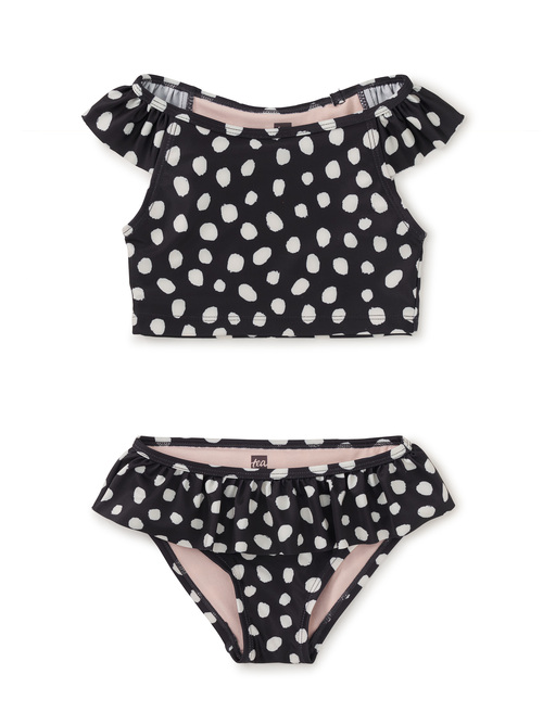 Ruffle Tankini Swim Top & Bikini Bottoms Set