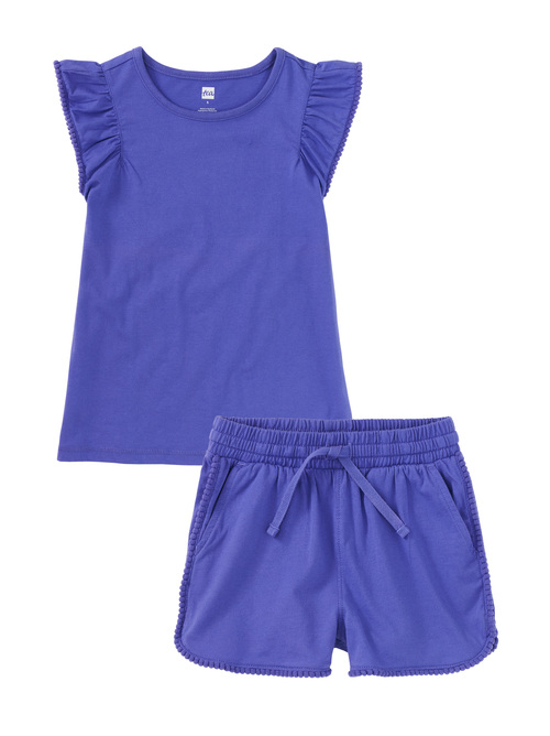 Pom-Pom Top & Shorts Set