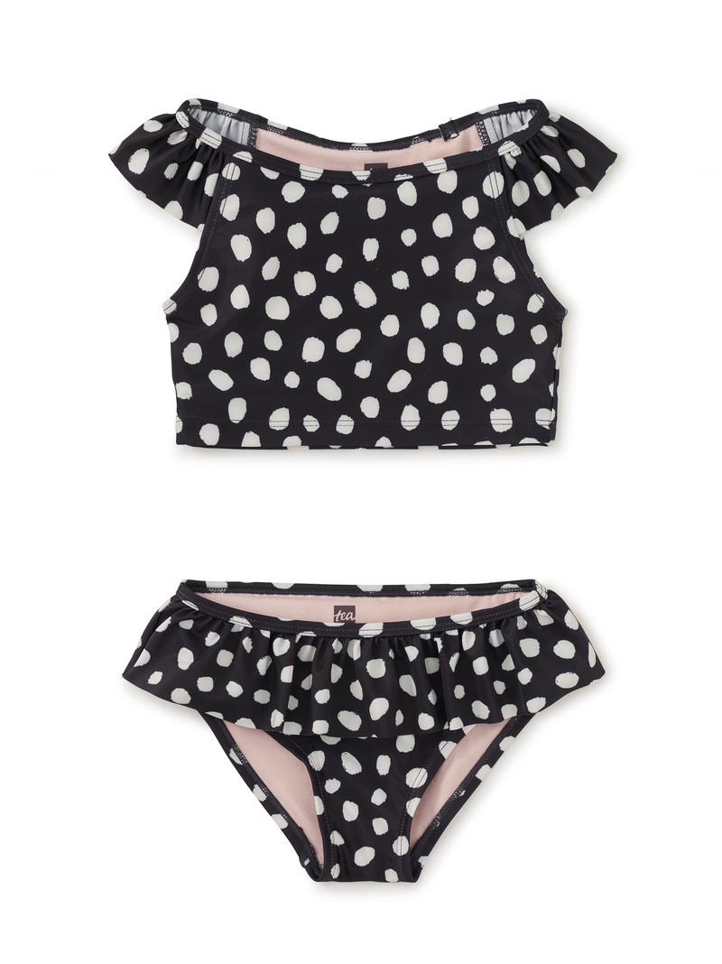 Ruffle Tankini Swim Top & Bikini Bottoms Set