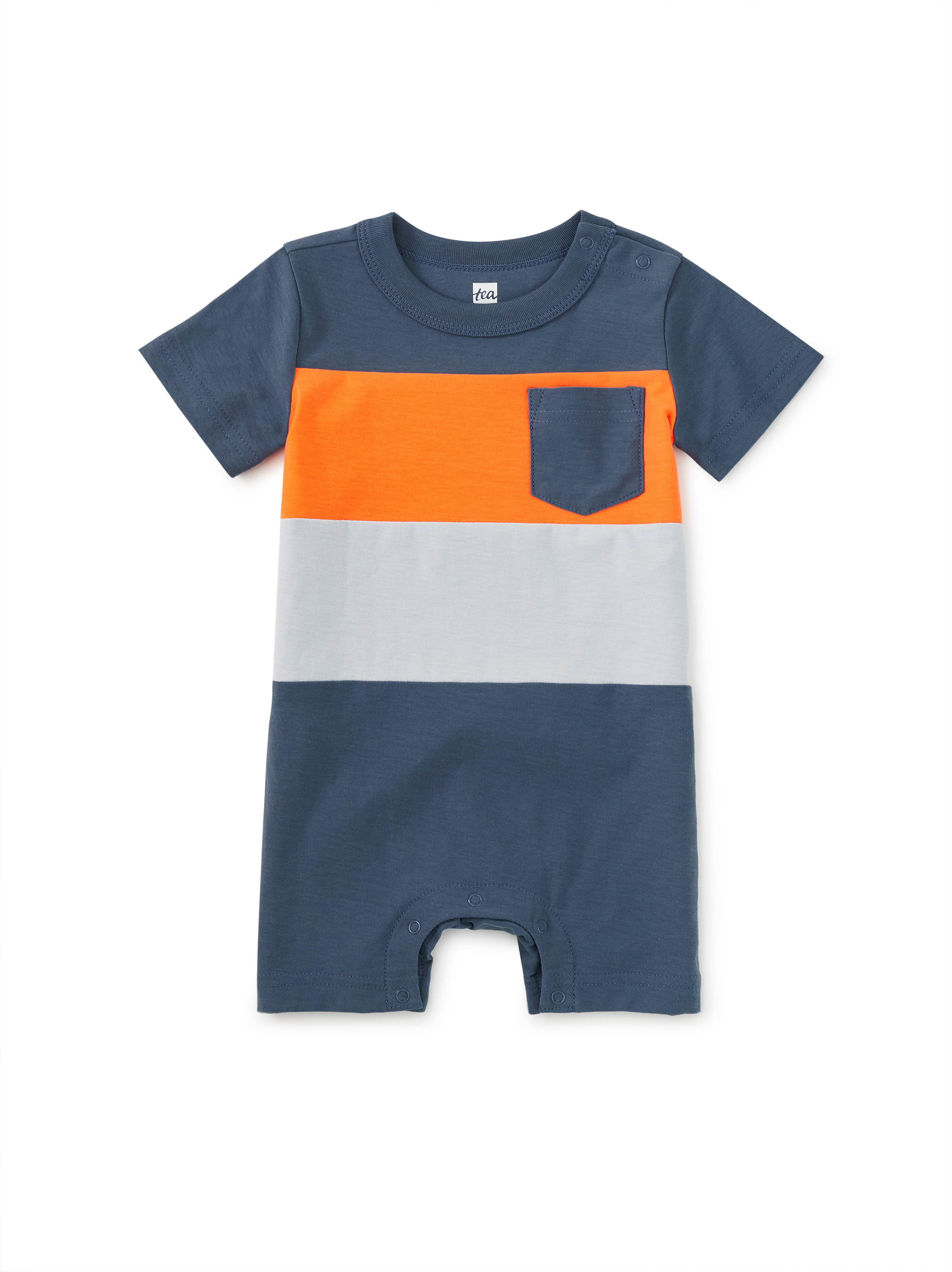 Colorblock Baby Romper