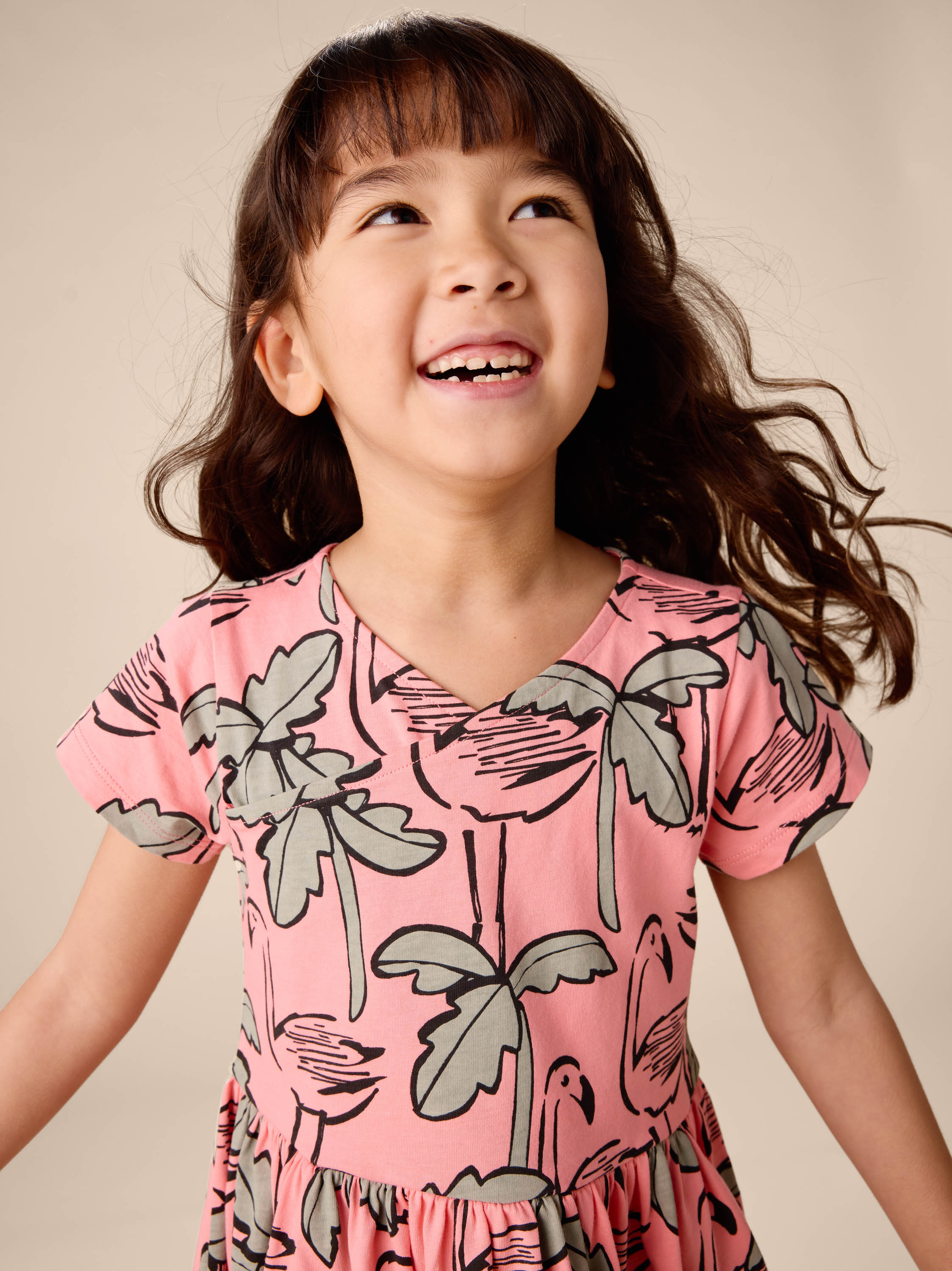 Marithe☆25SS W FLOWER SHORT SLEEVE TEE(2color) JOHNNY WAS Blooming Breeze Floral Print Crew Neck Short