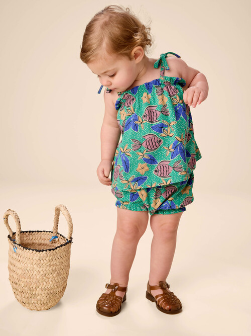 Tie Shoulder Baby Set