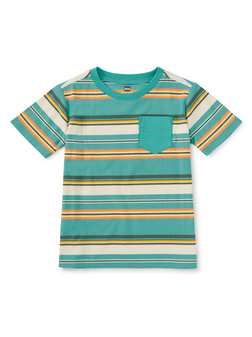  Stripe Pocket Tee