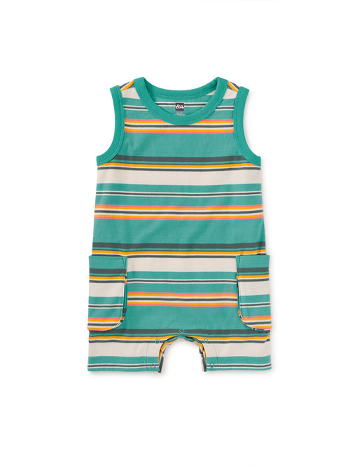 Cargo Pocket Tank Baby Romper