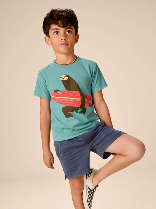 Surfer Sloth Graphic Tee