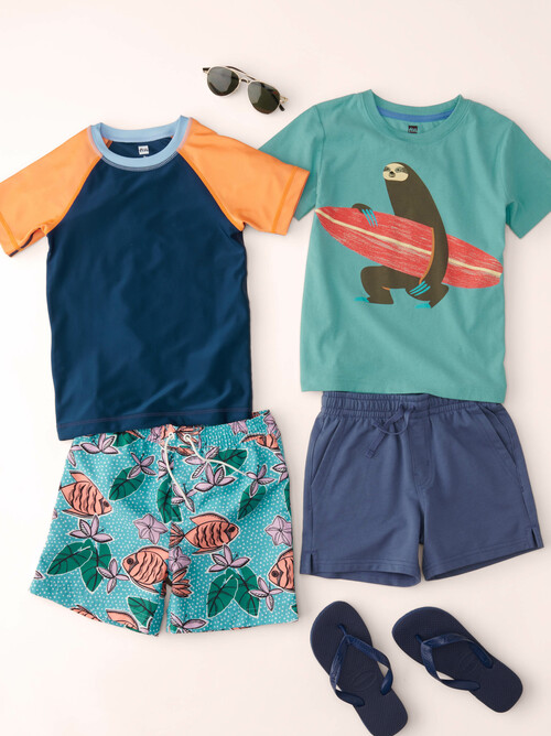 Surfer Sloth Graphic Tee