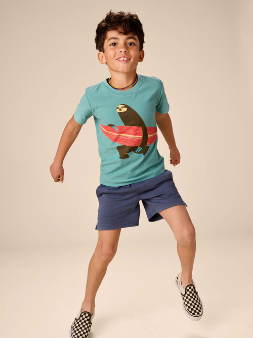 Surfer Sloth Graphic Tee