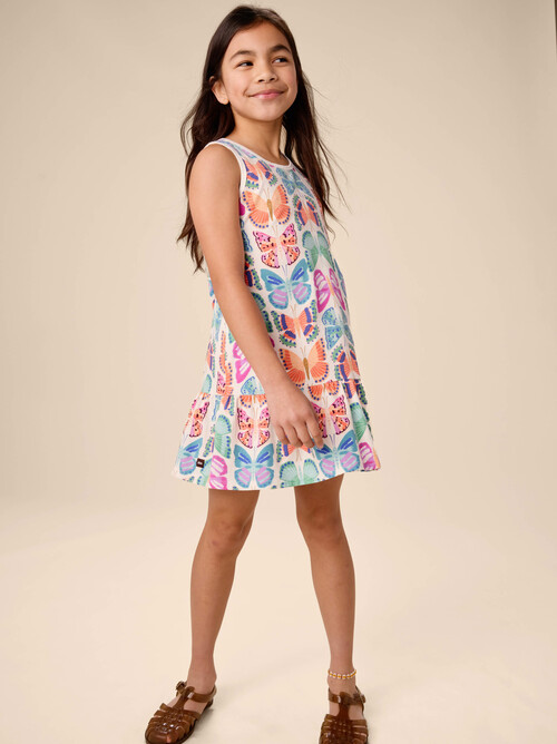 Ruffle Hem Tank Dress