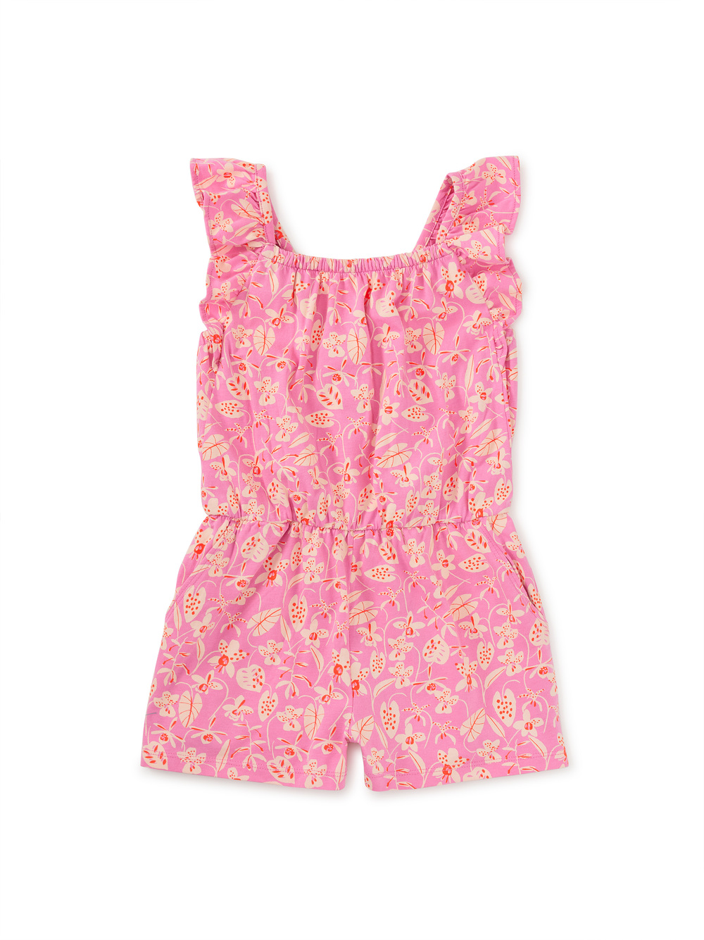 Ruffle Strap Romper