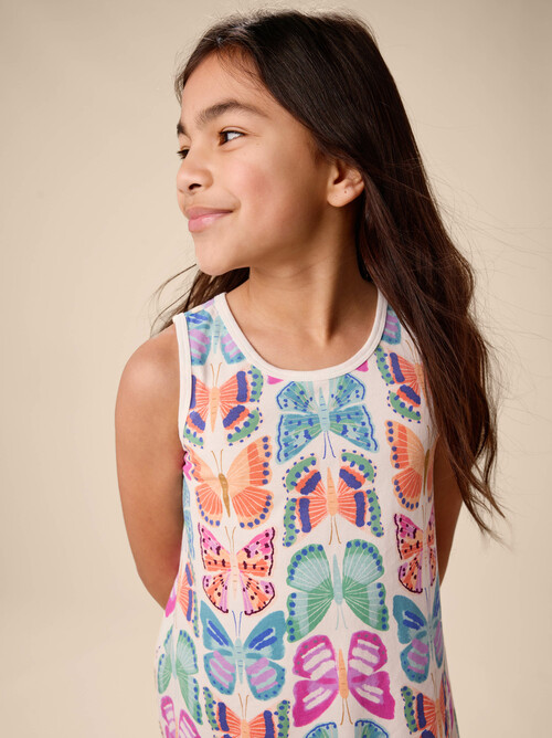 Ruffle Hem Tank Dress