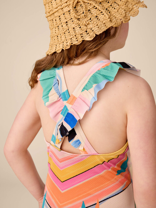Ruffle One-Piece Swimsuit