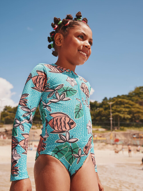 Long Sleeve One-Piece Swimsuit
