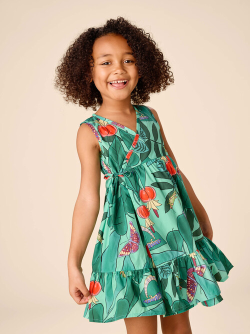 Sleeveless Wrap Dress