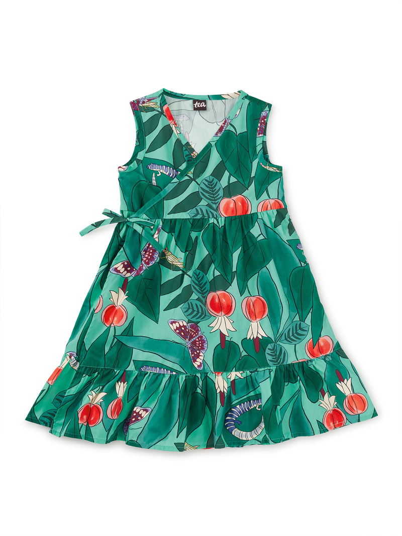 Sleeveless Wrap Dress