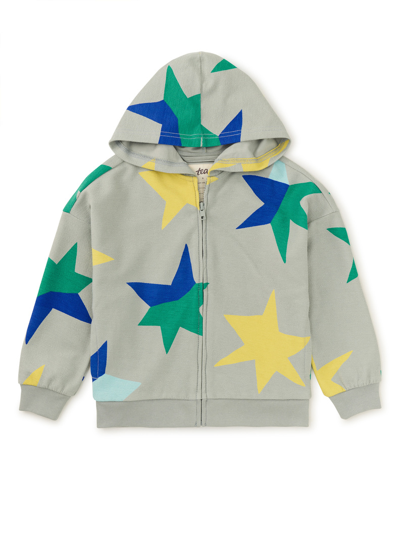 Printed Easy Fit Hoodie