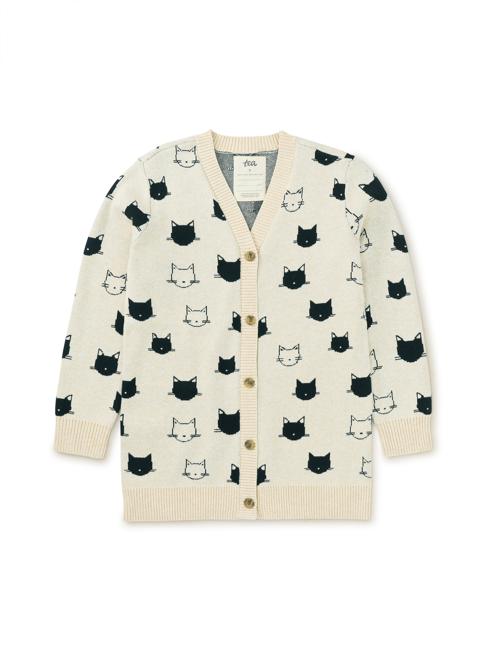 Long Cat Cardigan Sweater