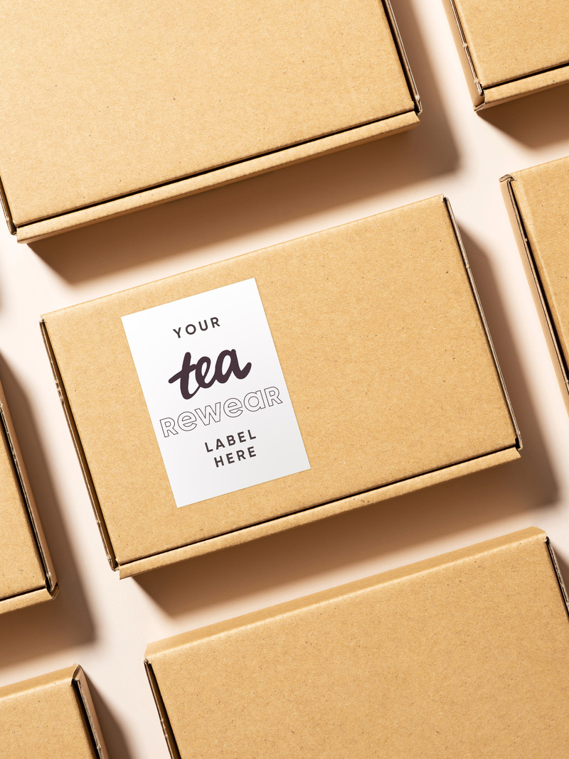 Tea Rewear Shipping Label