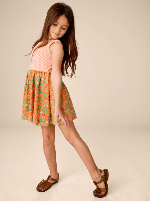Print Mix Tank Skirted Dress | Tea Collection Print Mix Tank Skirted Dress | Tea Collection