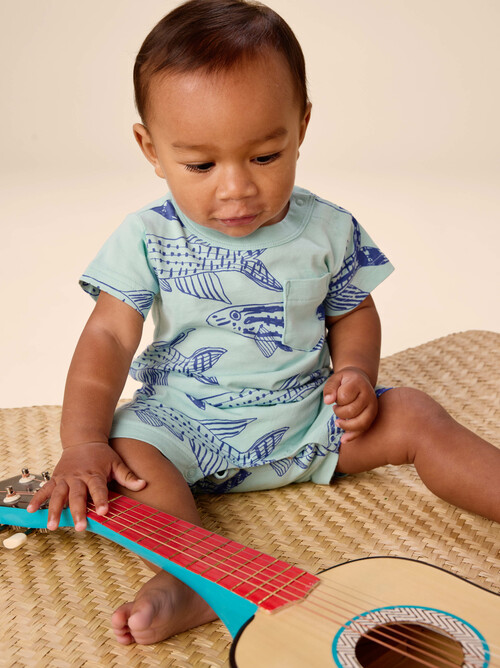 Pocket Shortie Baby Romper