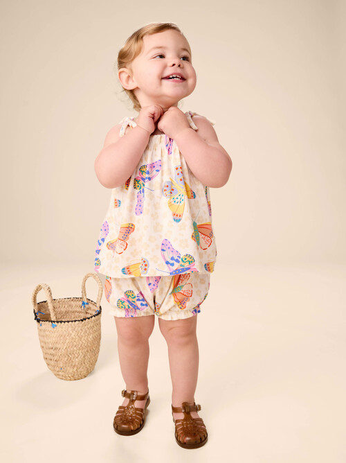 Tie Shoulder Baby Set