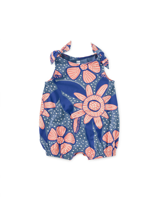  Tie Shoulder Baby Romper