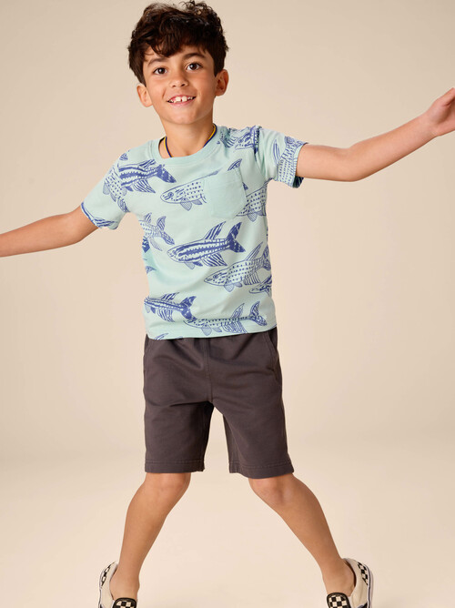 Printed Pocket Tee