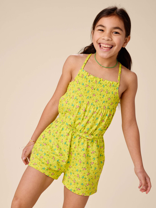 Smocked Strappy Romper