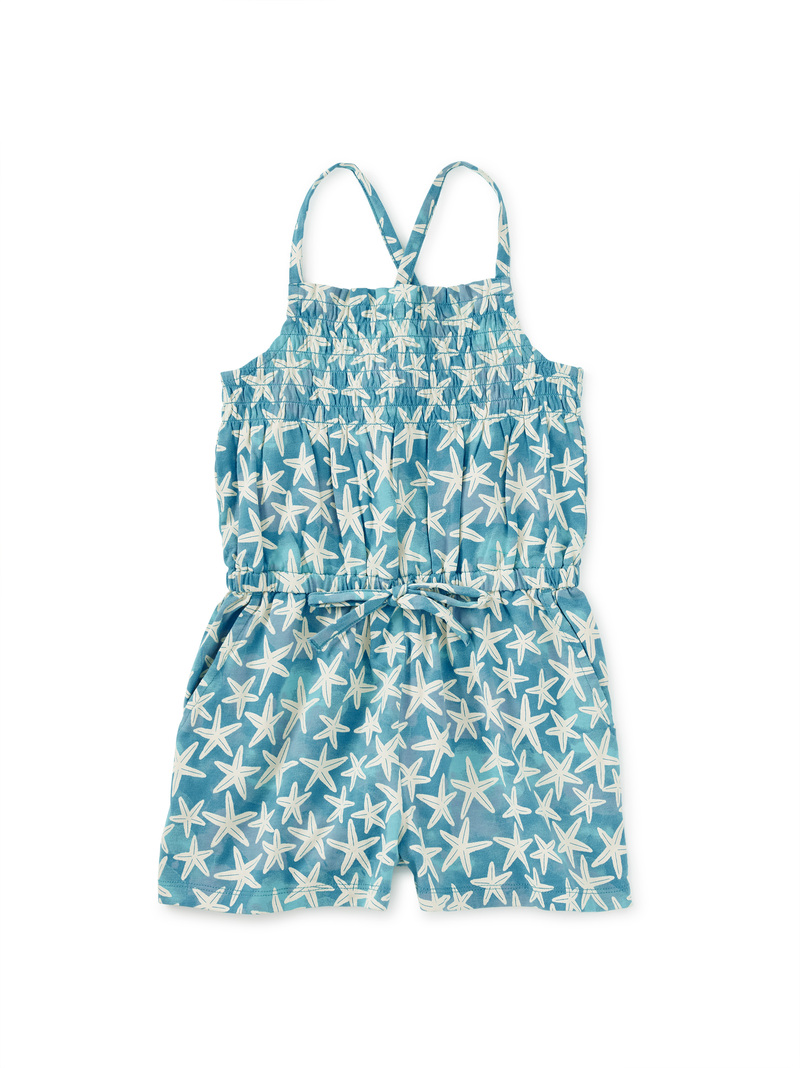 Smocked Strappy Romper