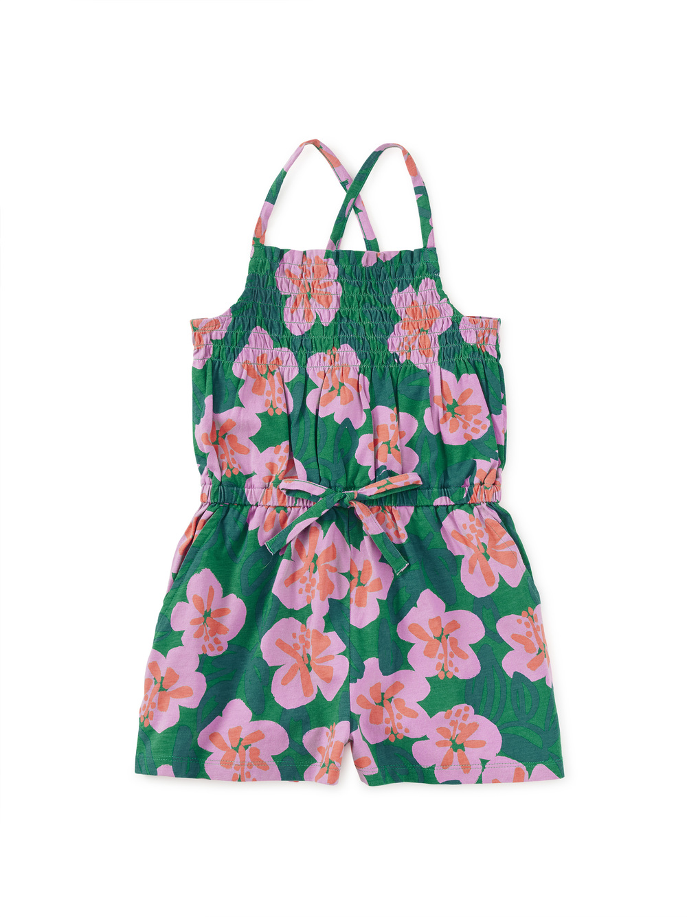 Smocked Strappy Romper