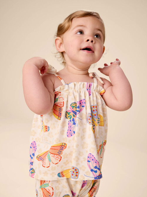 Tie Shoulder Baby Set