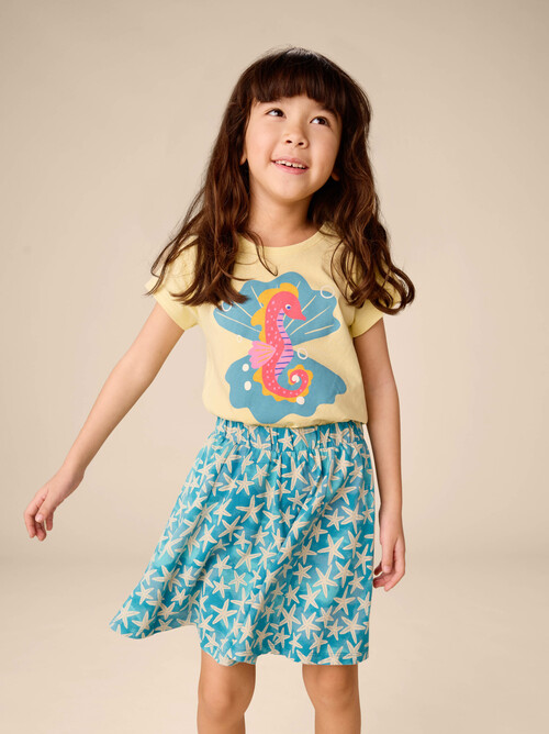 Seahorse & Pearls Graphic Tee