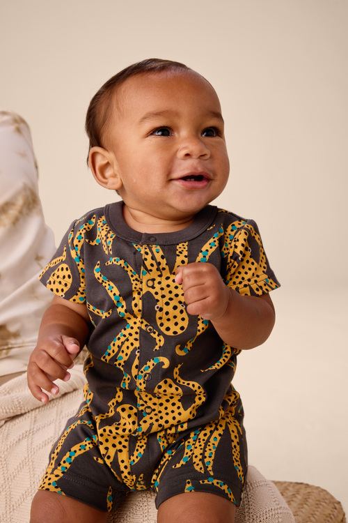 Button-Up Baby Romper