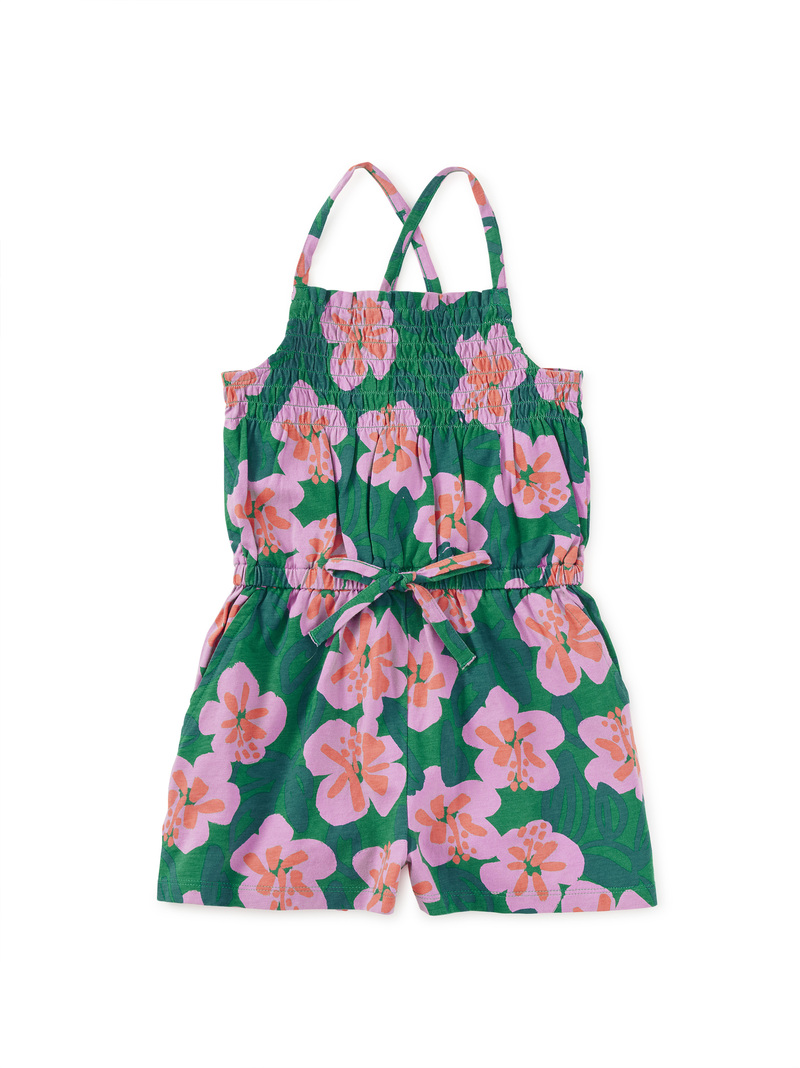 Smocked Strappy Romper