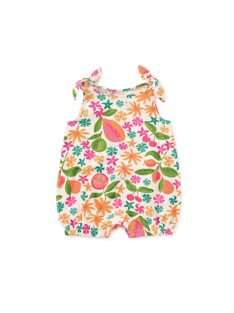 Tie Shoulder Baby Romper