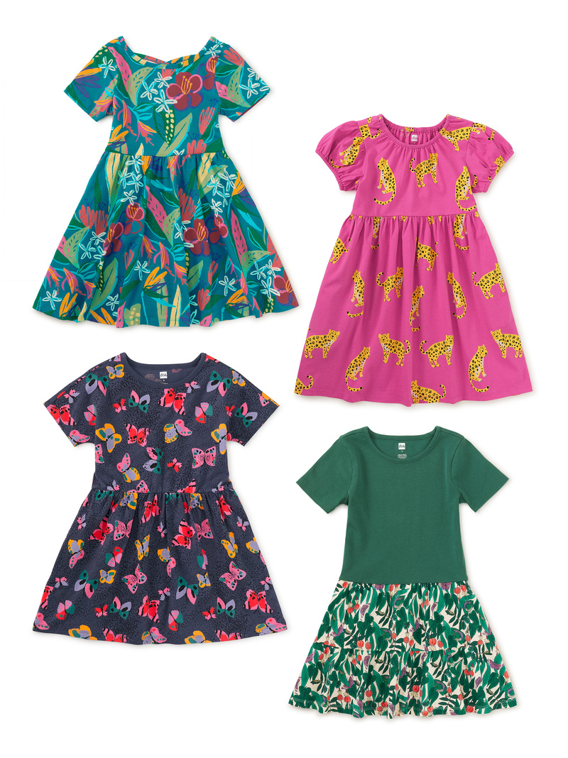 4-Piece Twirl Dress Bundle