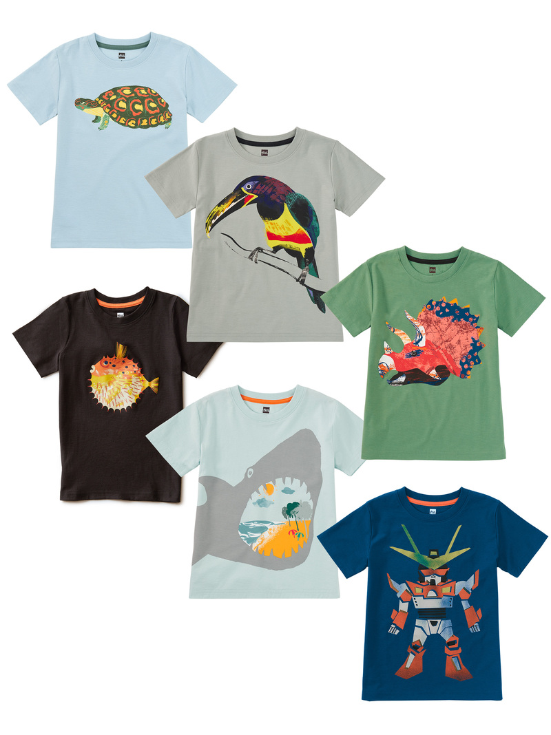 6-Piece Graphic Tees Bundle