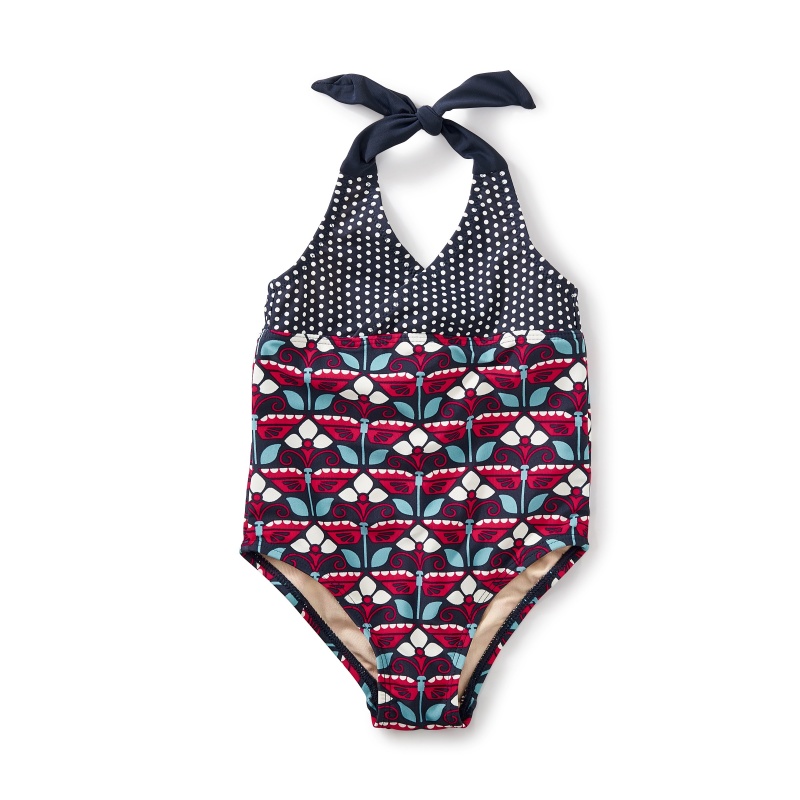Kaleidoscope Halter One-Piece