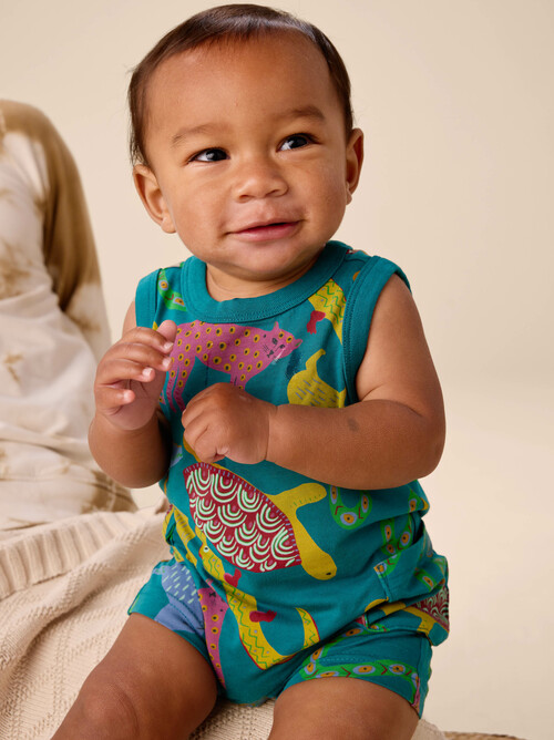 Sleeveless Baby Romper