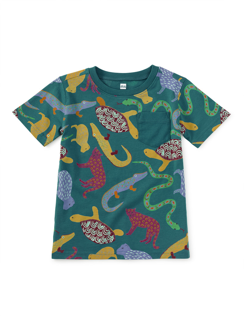 Printed Pocket Tee