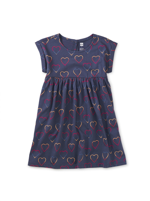  Short Sleeve Empire Dress