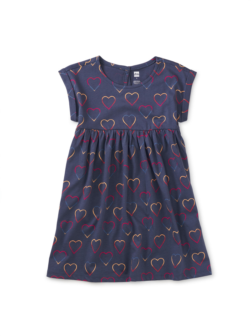 Short Sleeve Empire Dress