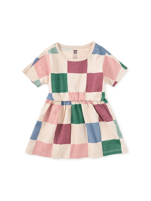 Short Sleeve Twirl Dress